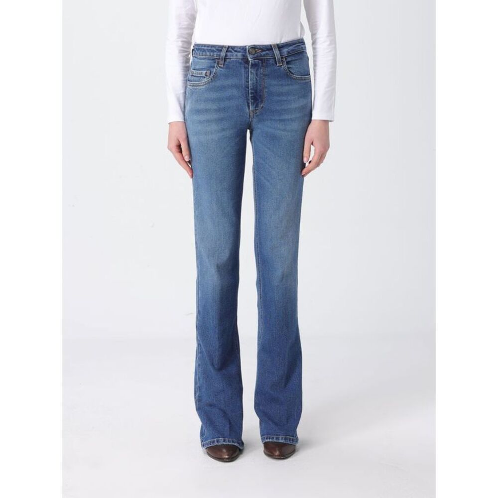 Fay Women Flared Stretch Denim Jeans Fay